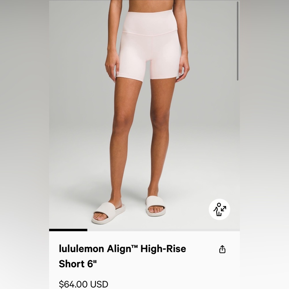 Lululemon Align High-Rise Short 6”